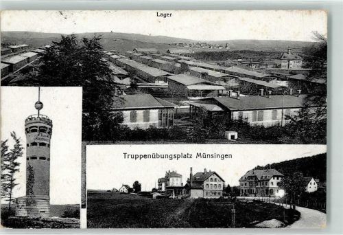 Münsingen 1915 Lager Truppenübungsplatz