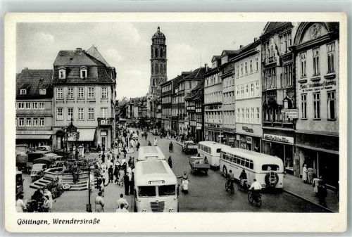 Göttingen Weenderstraße Reisebusse