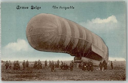 Militär Fesselballon - Arme Belge WK I Ballon