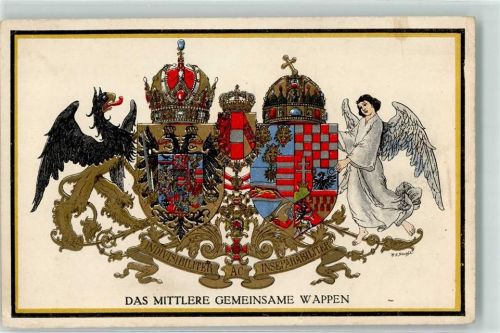 Engel Das Mittlere Gemeinsame Wappen Adler Rotes Kreuz Nr.288
