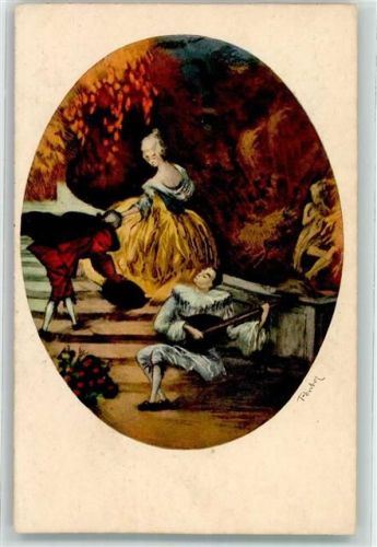 1926 Italien Fravur 1965 Pierrot sign. Pontoy
