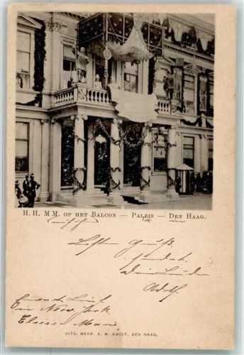 2491 Den Haag 1899 - H.H.M.M. op het Balcon Palais
