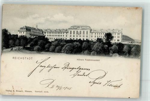 Zákupy 1915 Höhere Forstlehrsanstalt