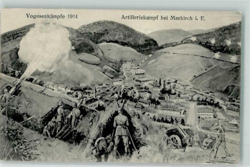 Sainte-Marie-aux-Mines Vogesenkämpfe 1914 Artilleriekampf WK I
