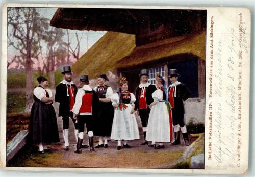 Bad Säckingen 1902 Tracht Hotzenwälder