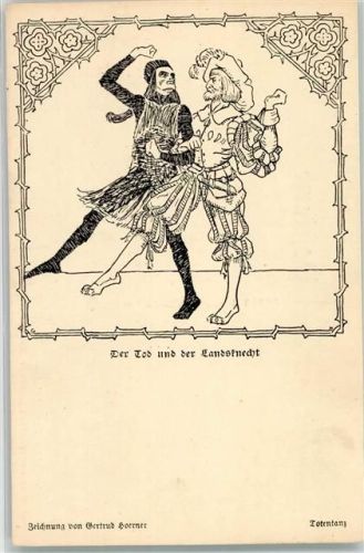 Deutsche Volksspiele und Märchenspiele Nr. 16 sign. Gertrud Hoerner aus dem Totentanz