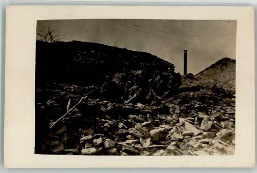 Beaumont-Hamel 1916 Ort handschriftlich WK I