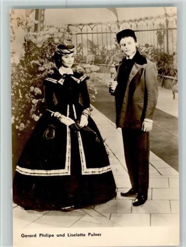 Gerard Philipe und Liselotte Pulver - 2699 Progress Starfoto