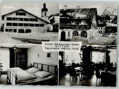 6675 Tannheim Winter Hotel Ritter im Schnee