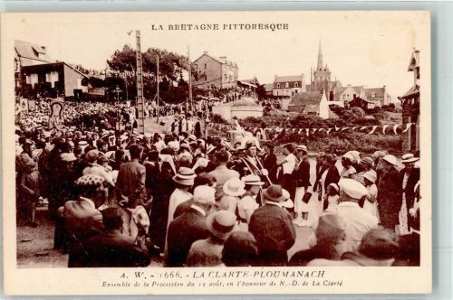 22700 Perros-Guirec - Ensemble de la Procession du 15. aout en l`honneur de Notre Dame de la Clarte