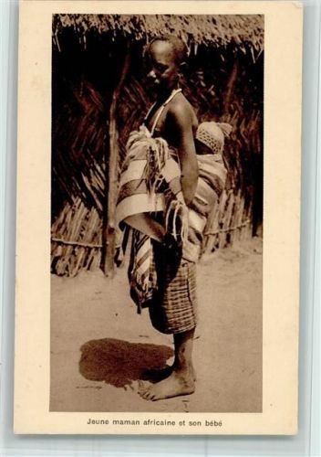 Jeune maman africaine et son bebe AK Verlag ev. Mission AK