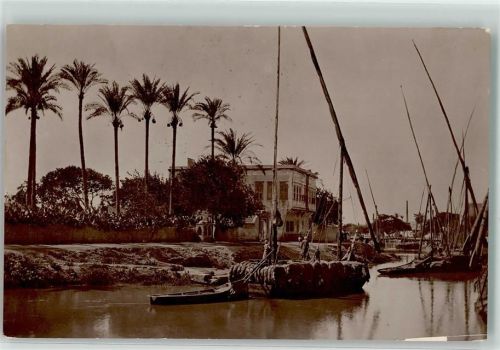 Alexandria 1921 Blick nach Mahmoudieh Canal