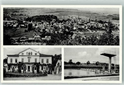 Birkenfeld Landratsamt Schwimmbad Sprungturm