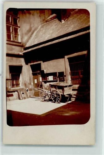 1220 Wien 22. Bezirk, Donaustadt Privatfoto AK Kapellenhof im alten Rathaus Ort handschriftlich