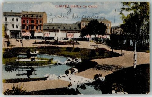 Galati 1919 Gradina din Centru