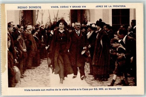 El Puerto de Santa Maria 1915 Pedro Domecq besuch seiner Majestät im Haus Jerez de la Frontera