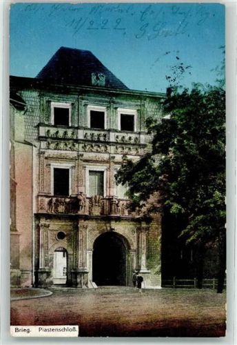Brieg 1915 Piastenschloss Feldpost