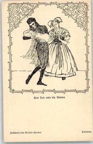 Deutsche Volksspiele und Märchenspiele Nr. 13 sign. Gertrud Hoerner aus dem Totentanz