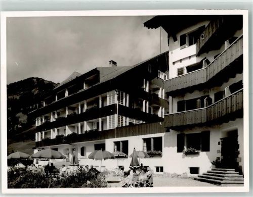 Mittelberg Foto Original aus Archiv eines Ansichtskartenverlags Hotel Walsertal Ort handschriftlich