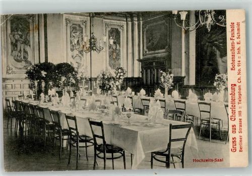 Charlottenburg Hohenzollern Festsäle Hochzeits-Saal Festtafel
