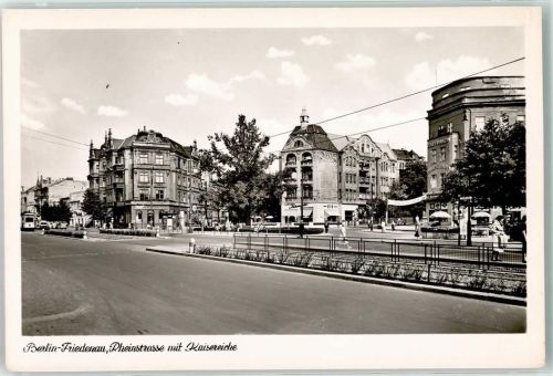 Friedenau Rheinstraße Kaisereiche Straßenbahn