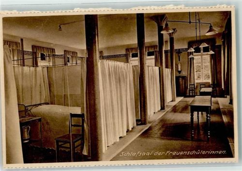 Breslau Pensionat der Ursulinen in Carlowitz Schlafsaal der Frauenschülerinnen