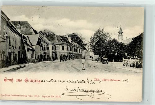 Wien 1901 Himmelstraße Grinzing