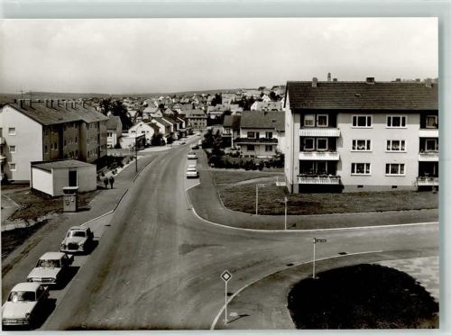 36037 W6400 Fulda Foto AK Ziehers Auto Straße