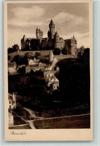 Braunfels Schloß , gute Erhaltung AK