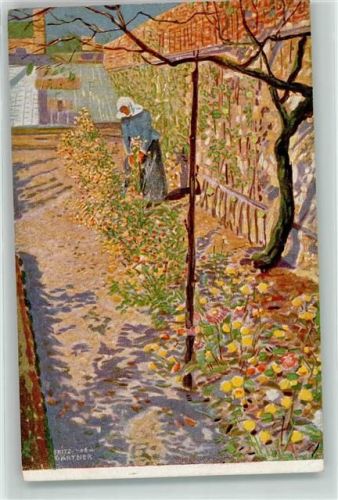 Blumenernie sign Fritz Gärtner Serie XXVI Nr 1 Verlag Jugend