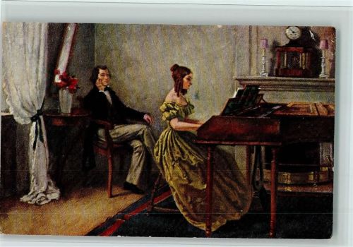 Nr. 297 Ein Liebeslied von Leopold Voss - Klavier Musik AK