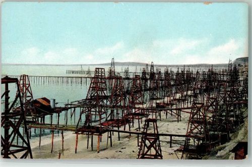 Oil Wells at Summerland , Californien