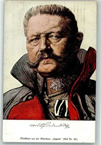 1914 Angelo Jank : Hindenburg