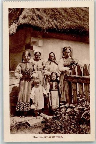 Wolhynien Foto AK Tracht Koczeniczy