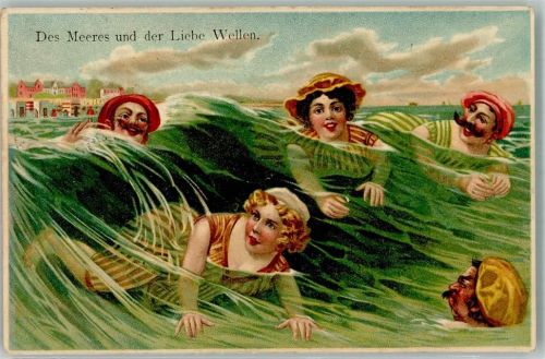 1915 Des Meeres und der Liebe Wellen Bademode