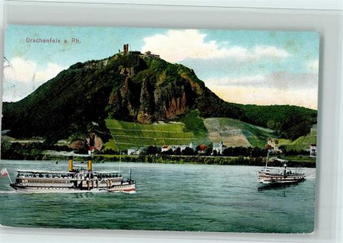 Königswinter Dampfer auf dem Rhein, AK