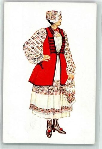 Sisak Tracht Junge Bäuerin