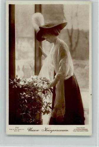 Verlag Liersch 3737 - sehr sehr gute Erhaltung AK Adel Kronprinzessin Cecilie Foto AK