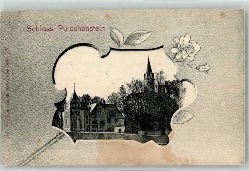 Neuhausen 1908 Schloss Purschenstein