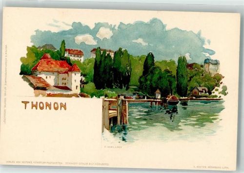 Thonon-les-Bains sign. Voellm