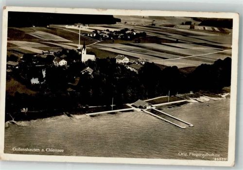 Gollenshausen 1938 Fliegeraufnahme freigeg. RLM Nr.5932