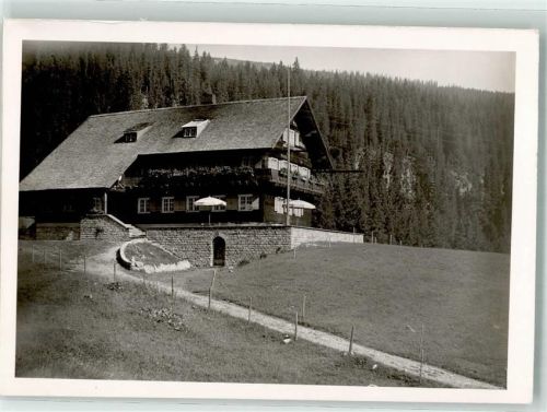 Hirschegg Foto Original aus Archiv eines Ansichtskartenverlags Pension Württemberber Haus