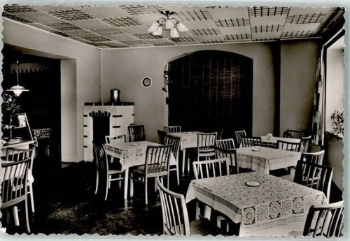 87509 W8970 Immenstadt i. Allgäu Foto AK Cafe Gasthaus Bayerischer Hof Gaststube