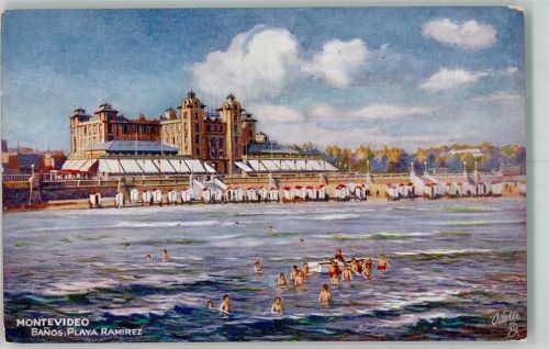 Montevideo Oilette Nr. 8906 Tuck und Sons Playa Ramirez