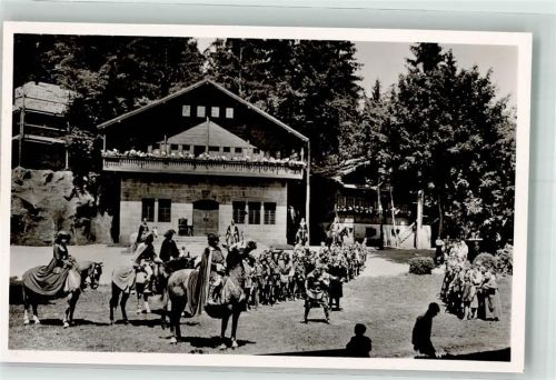 Heidenheim 1952 Naturtheater Wihelm Tell Foto AK