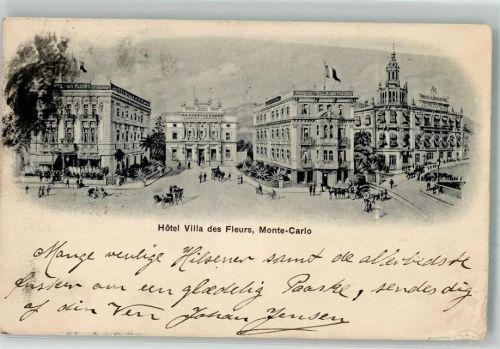 Monte Carlo 1908 Hotel Villa des Fleurs