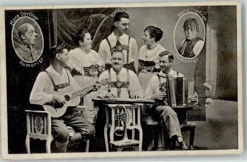 Singspielgesellschaft Die fidelen Sibirier Tracht Quetschkommode Gitarre Zitter