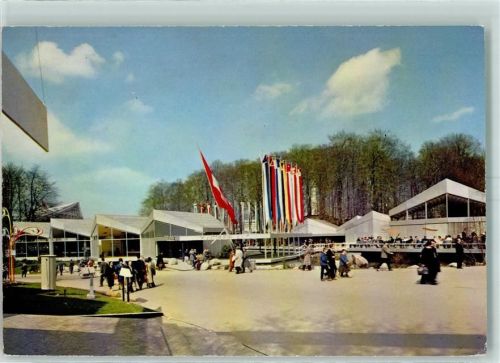 Brüssel Bruxelles Exposition Universelle de Bruxelles 1958 Pavillon der Schweiz AK Ausstellung 1958