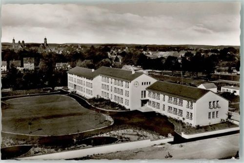 87700 W8940 Memmingen Foto AK Lindenschule