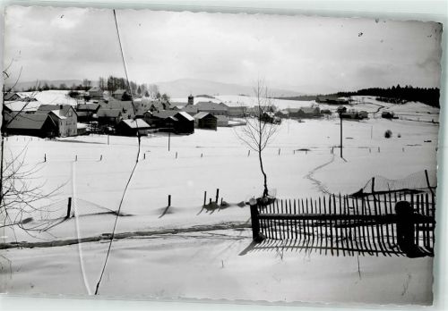 Langdorf Ort handschriftlich Winter